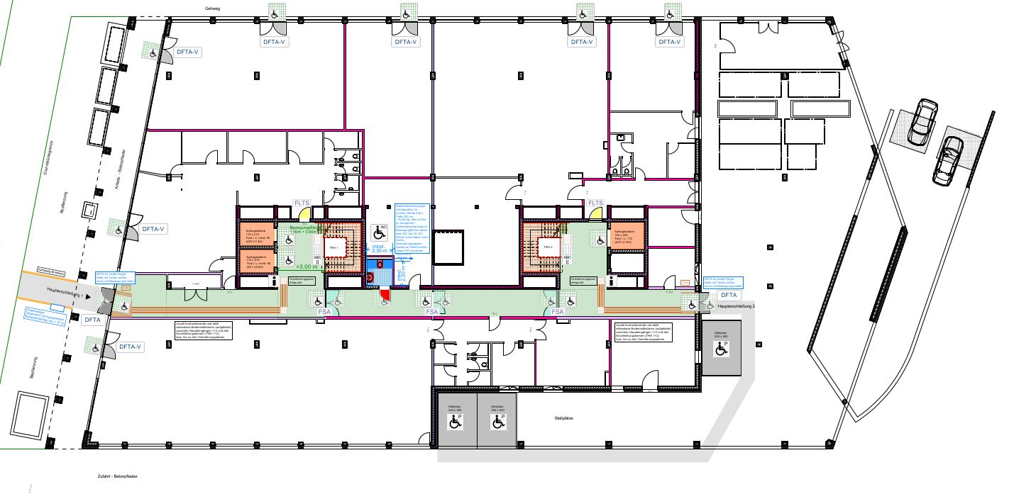 Barrierefreier Grundriss